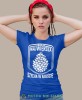 największa szycha w mieście, niebieska damska koszulka z nadrukiem na prezent dla dziewczyny dla żony.jpg