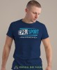 ćpaj sport nałogowo, granatowa koszulka na siłownię, męska koszulka, koszulka sportowa, na sport, gym, na siłownię.jpg