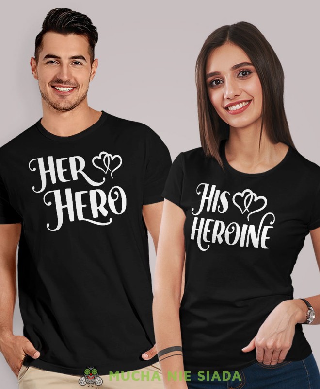 Hero zabawne koszulki dla par, czarne koszulki dla par, dla męża, dla żony, dla chłopaka, dla dziewczyny, dla zakochanych, dla par, walentynki, fajne koszulki, t-shirty dla par, mucha nie siada, mns.jpg