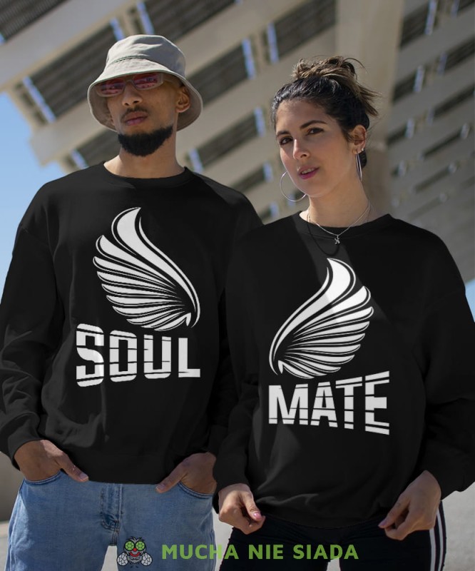 Soulmate, czarne bluzy dla par, dla chłopaka, dla dziewczyny, dla zakochanych, dla par, bluzy na  walentynki, fajne bluzy, bluzy dla par, mucha nie siada, mns.jpg