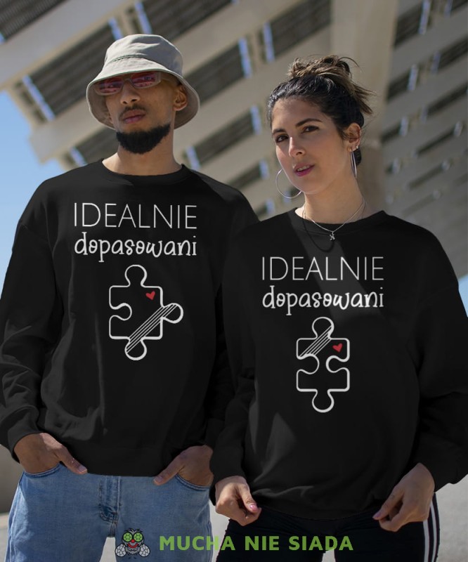 Idealnie dopasowani, czarne bluzy dla par, dla chłopaka, dla dziewczyny, dla zakochanych, dla par, bluzy na  walentynki, fajne bluzy, bluzy dla par, mucha nie siada, mns.jpg