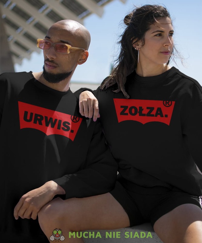 Zołza Urwis, czarne bluzy dla par, dla chłopaka, dla dziewczyny, dla zakochanych, dla par, bluzy na  walentynki, fajne bluzy, bluzy dla par, mucha nie siada, mns.jpg