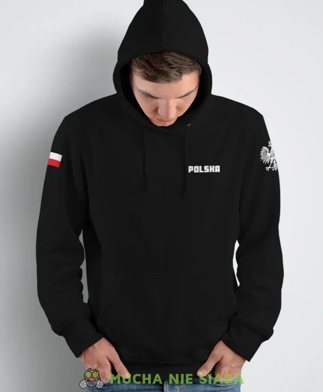 Polska flaga Orzeł polski, męska bluza z kapturem, bluza patriotyczna, bluzy z grafiką patriotyczną, dla mężczyzny, bluzay patriotyczne, bluza Polska, bluzy patriotyczne z kapturem.webp