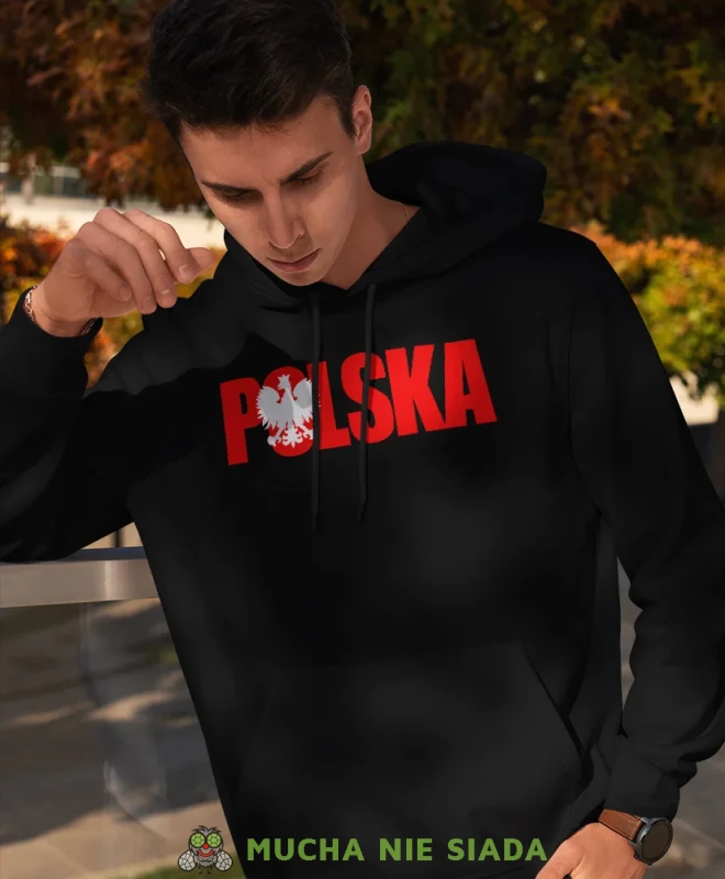 Polska, Orzeł Polski, męska bluza z kapturem, bluza patriotyczna, bluzy z grafiką patriotyczną, dla mężczyzny, bluzay patriotyczne, bluza Polska, bluzy patriotyczne z kapturem.webp