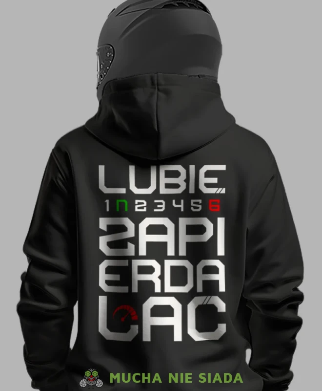 Lubię zapier moto, czarna bluza z kapturem, bluza dla motocyklisty, bluzy na motocykl, bluza z kapturem na motocykl, męska bluza na motocykl, dla miłośnika motocykli.webp