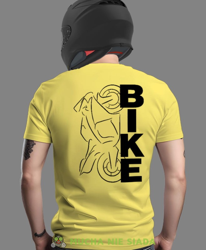 Bike Motocykl, żółta męska koszulka, koszulka dla motocyklisty, koszulki na motocykl, koszulka na motocykl, męska koszulka na motocykl na prezent dla miłośnika motocykli.jpg