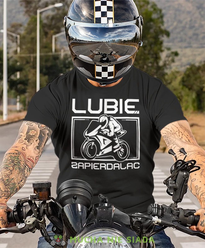 Lubię zapier motocyklista, czarna męska koszulka, koszulka dla motocyklisty, koszulki na motocykl, koszulka na motocykl, męska koszulka na motocykl na prezent dla miłośnika motocykli.jpg