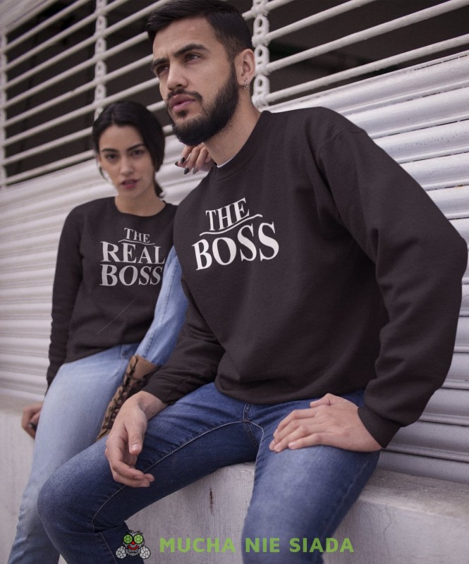 The boss The real boss Bluzy dla par unisex