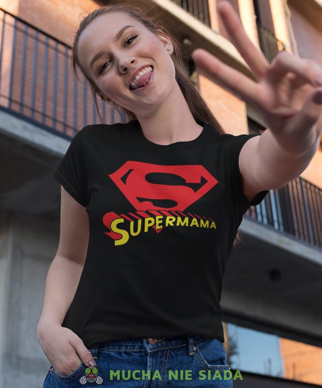 super mama czarna koszulka dla super mamy.jpg