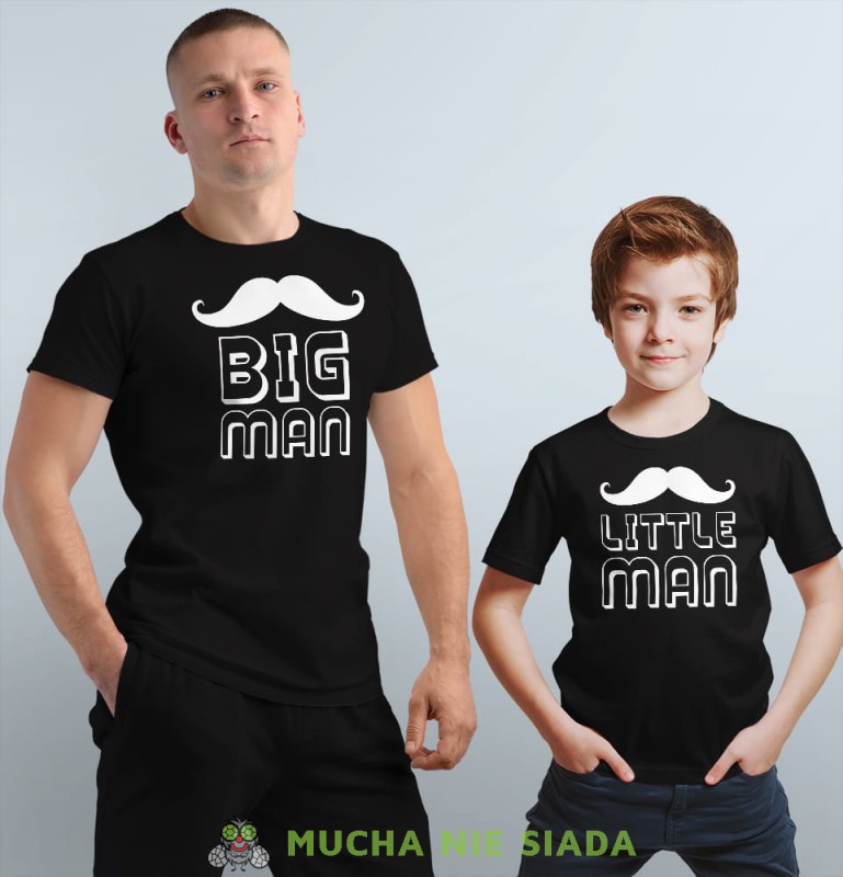big man little man czarne koszulki dla taty i syna.jpg