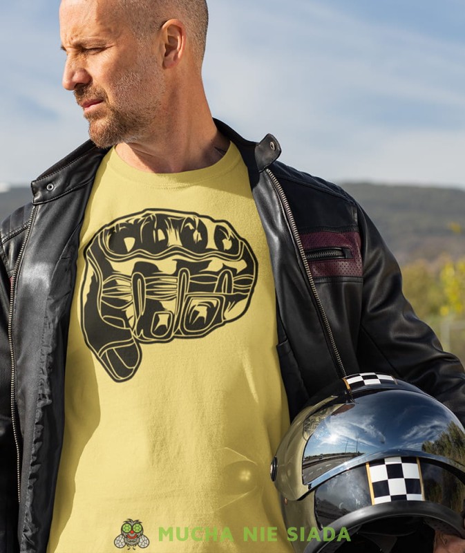 Rękawica motocyklowa żółta Koszulka motocyklowa.jpg