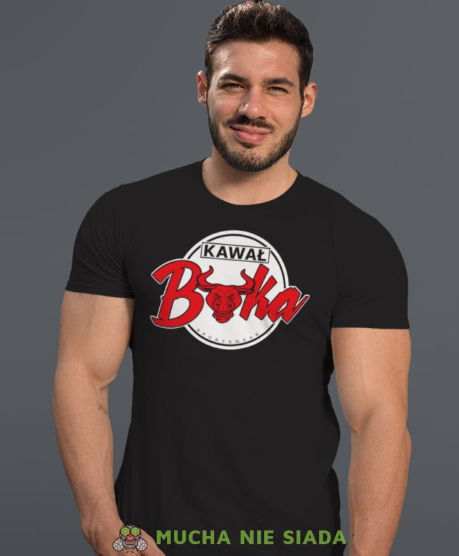 kawał byka sports wear, czarna koszulka na siłownię, męska koszulka, koszulka sportowa, na sport, gym, na siłownię.jpg