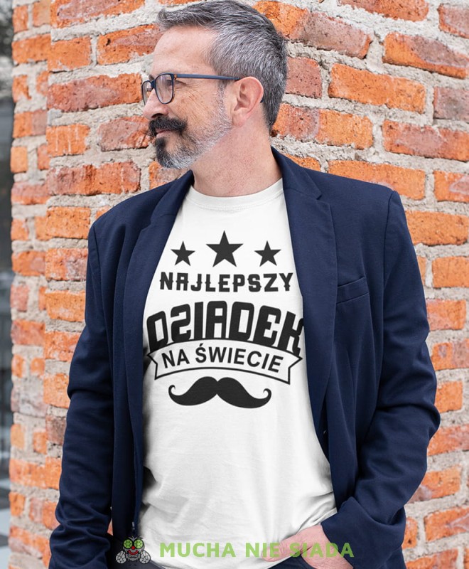 najlepszy dziadek na świecie biała koszulka męska dla dziadka, na urodziny, na dzień dziadka, na prezent.jpg.png.jpg