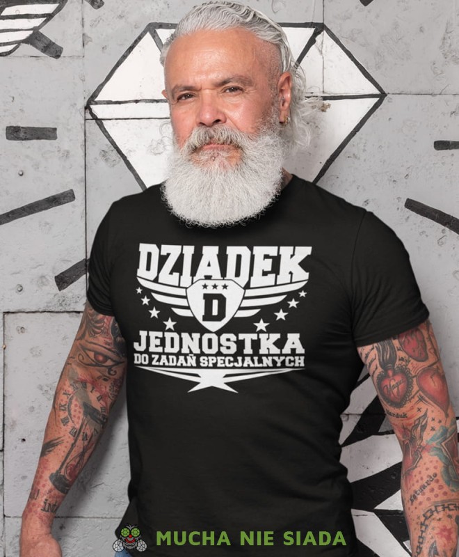 dziadek jednostka do zadań specjalnych czarna koszulka męska dla dziadka, na urodziny, na dzień dziadka, na prezent.jpg