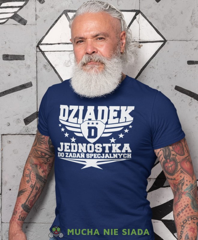 dziadek jednostka do zadań specjalnych granatowa koszulka męska dla dziadka, na urodziny, na dzień dziadka, na prezent.jpg