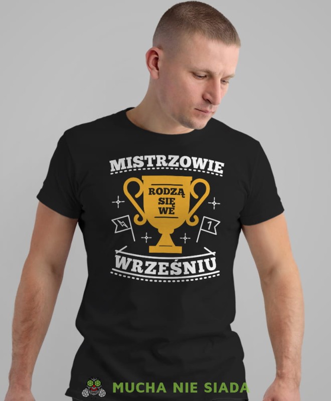 mistrzowie rodzą się... czarna męska koszulka urodzinowa, na urodziny, na prezent.jpg