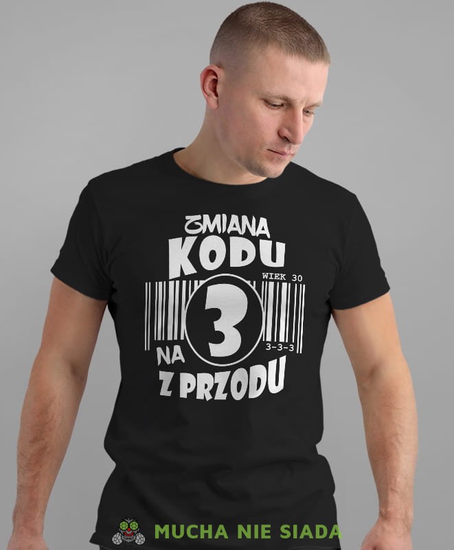zmiana kodu na 2, 3, 4, 5, 6, 7 z przodu, czarna męska koszulka urodzinowa, na urodziny, na prezent, fajna koszulka, dla chłopaka, dla męża.jpg