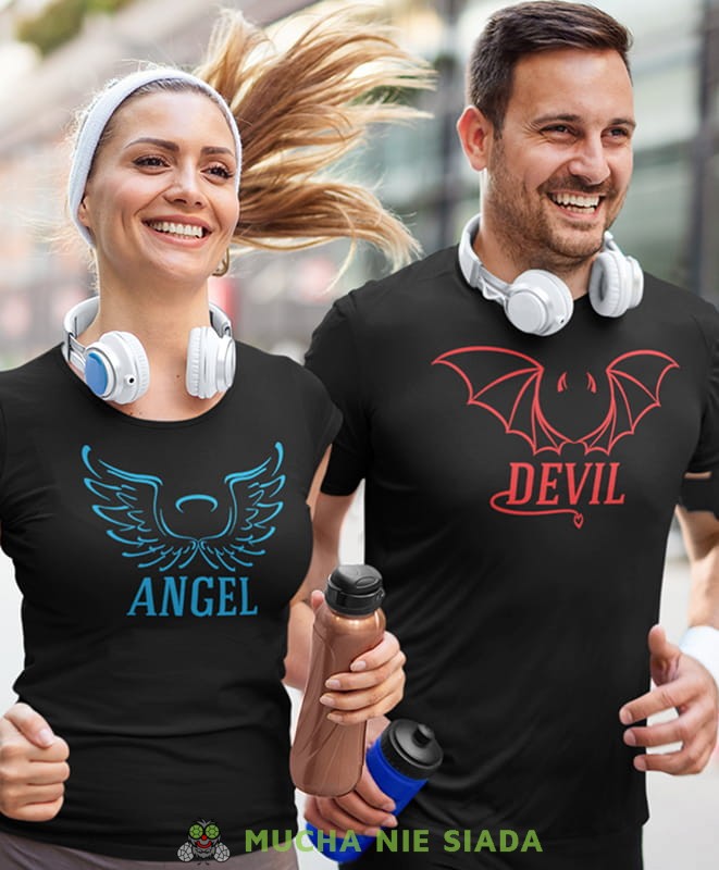 angel devil skrzydła, czarne koszulki dla par, dla męża, dla żony, walentynki, fajne koszulki, t-shirty dla par, dla chłopaka, dla dziewczyny, prezent dla narzeczonego, prezent dla narzeczonej, mucha nie siada.jpg