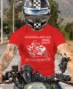 motocykl jest jak media markt nie dla idiotów, czerwona koszulka motocyklowa, motocykl, motocyklista.jpg