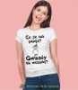 Co się tak gapisz, gwiazdy nie widziałeś? Damska koszulka Mała Mi