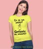 Co się tak gapisz, gwiazdy nie widziałeś? Damska koszulka Mała Mi