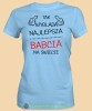 Tak wygląda najlepsza babcia na świecie, jasnoniebieska koszulka damska dla babci, na urodziny, na dzień babci, na prezent, mucha nie siada sklep, mns.jpg