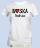 Boska babcia serce, biała koszulka damska dla babci, na urodziny, na dzień babci, na prezent, mucha nie siada sklep, mns.jpg