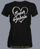 Super babcia serce, czarna koszulka damska dla babci, na urodziny, na dzień babci, na prezent, mucha nie siada sklep, mns.jpg