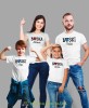 Boska rodzina, zestaw bialych koszulek,  tata, syn, mama, córka, na prezent, fajne koszulki, koszulki rodzinne, mucha nie siada sklep, rodzina, mns.jpg