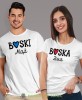 Boska Żona Boski Mąż, białe koszulki dla par, dla męża, dla żony, walentynki, fajne koszulki, t-shirty dla par, mucha nie siada sklep, mns sklep.jpg