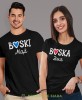 Boska Żona Boski Mąż, czarne koszulki dla par, dla męża, dla żony, walentynki, fajne koszulki, t-shirty dla par, mucha nie siada sklep, mns sklep.jpg