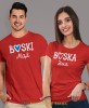 Boska Żona Boski Mąż, czerwone koszulki dla par, dla męża, dla żony, walentynki, fajne koszulki, t-shirty dla par, mucha nie siada sklep, mns sklep.jpg