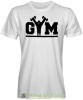 Gym, siłacz, biała męska koszulka na siłownię koszulka sportowa, crossfit, na siłownię.jpg