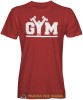 Gym, siłacz, czerwona męska koszulka na siłownię koszulka sportowa, crossfit, na siłownię.jpg
