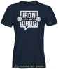 Iron is my drug, granatowaa męska koszulka na siłownię koszulka sportowa, crossfit, gym, na siłownię.jpg