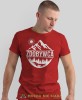 Męska koszulka z nadrukiem - Zdobywca - Idealna na wypad w góry, czerwona koszulka z nadrukiem, wycieczka w góry, górska wyprawa, T-shirt dla miłośników turystyki górskiej, mucha nie siada koszulki.jpg