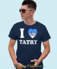 Męska koszulka z nadrukiem - Kocham Tatry, I love Tatry - Idealna za wypad w góry, granatowa koszulka z nadrukiem, wycieczka w góry, górska wyprawa, T-shirt do miłośników turystyki górskiej, mucha nie siada koszulki.jpg