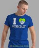 Męska koszulka z nadrukiem - Kocham Bieszczady, I love Bieszczady - Idealna za wypad w góry, niebieska koszulka z nadrukiem, wycieczka w góry, górska wyprawa, T-shirt do miłośników turystyki górskiej, mucha nie siada koszulki.jpg