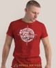 Męska koszulka z nadrukiem - Hike more - Idealna za wypad w góry, czerwona koszulka z nadrukiem, wycieczka w góry, górska wyprawa, T-shirt do miłośników turystyki górskiej, mucha nie siada koszulki.jpg