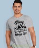 Męska koszulka z nadrukiem - Góry wzywają muszę iść - Idealna za wypad w góry, szara koszulka z nadrukiem, wycieczka w góry, górska wyprawa, T-shirt do miłośników turystyki górskiej, mucha nie siada koszulki.jpg