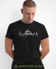 Męska koszulka z nadrukiem - Góry linia życia - Idealna za wypad w góry, czarna koszulka z nadrukiem, wycieczka w góry, górska wyprawa, T-shirt do miłośników turystyki górskiej, mucha nie siada koszulki.jpg