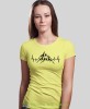 Damska koszulka z nadrukiem - Góry linia życia - Idealna za wypad w góry, żółta koszulka z nadrukiem, wycieczka w góry, górska wyprawa, T-shirt dla miłośników turystyki górskiej, mucha nie siada koszulki.jpg