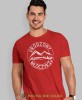 Męska koszulka z nadrukiem - Urodzony włóczykij - Idealna na wypad w góry, czerwona koszulka z nadrukiem, wycieczka w góry, górska wyprawa, T-shirt dla miłośników turystyki górskiej, mucha nie siada koszulki.jpg