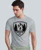 Męska koszulka z nadrukiem - Szwędam się - Idealna za wypad w góry, szara koszulka z nadrukiem, wycieczka w góry, górska wyprawa, T-shirt do miłośników turystyki górskiej, mucha nie siada koszulki.jpg