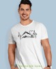 Męska koszulka z nadrukiem - Góry Serce Linia życia  - Idealna na wypad w góry, biała koszulka z nadrukiem, wycieczka w góry, górska wyprawa, T-shirt dla miłośników turystyki górskiej, mucha nie siada koszulki.jpg