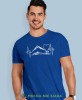 Męska koszulka z nadrukiem - Góry Serce Linia życia  - Idealna na wypad w góry, niebieska koszulka z nadrukiem, wycieczka w góry, górska wyprawa, T-shirt dla miłośników turystyki górskiej, mucha nie siada koszulki.jpg
