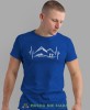 Męska koszulka z nadrukiem - Góry Wędrowcy Linia życia  - Idealna na wypad w góry, niebieska koszulka z nadrukiem, wycieczka w góry, górska wyprawa, T-shirt dla miłośników turystyki górskiej, mucha nie siada koszulki.jpg