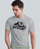 Męska koszulka z nadrukiem - Bieszczady - Idealna na wypad w góry, szara koszulka z nadrukiem, wycieczka w góry, górska wyprawa, T-shirt dla miłośników turystyki górskiej, mucha nie siada koszulki.jpg