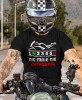 Jeden w dół pięć wgórę Nic mnie nie zatrzyma, czarna męska koszulka, koszulka dla motocyklisty, koszulki na motocykl, koszulka na motocykl, męska koszulka na motocykl na prezent dla miłośnika motocykli.jpg
