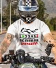 Jeden w dół pięć wgórę Nic mnie nie zatrzyma, biała męska koszulka, koszulka dla motocyklisty, koszulki na motocykl, koszulka na motocykl, męska koszulka na motocykl na prezent dla miłośnika motocykli.jpg